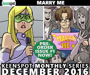 Pre-order Marry Me #1 from Keenspot Entertainment!